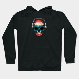 Dark Skull Deejay with Thai Flag Hoodie